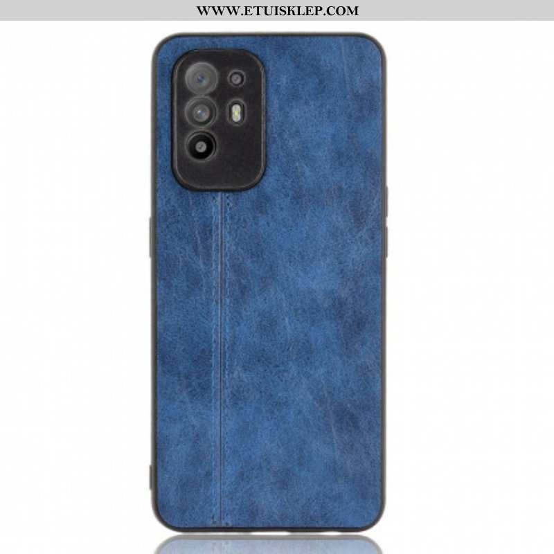 Etui do Oppo A94 5G Skórzany Efekt Couture